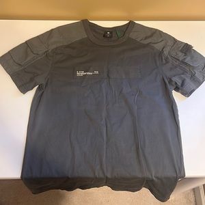 GSTAR Raw Woven Cargo T-Shirt